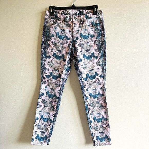 MADEWELL Skinny Skinny Ankle Print Jeans Pants Womens‎ Size 26 Snakeskin … - Picture 3 of 9